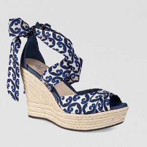 UGG Lucianna Marrakech Silk Tie Espadrilles 9